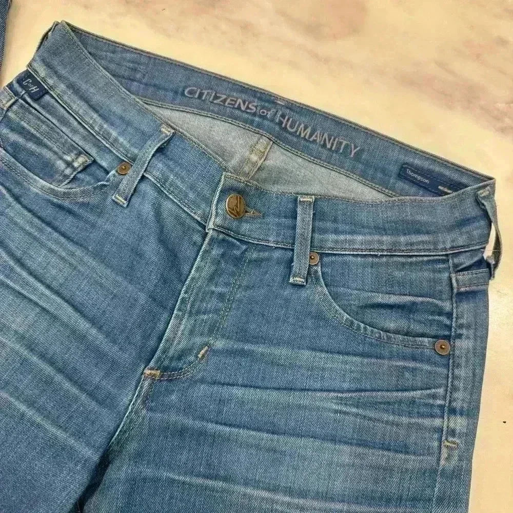 CITIZENS OF HUMANITY Thompson medium rise skinny 29” jeans 25 women’s - Picture 5 of 9
